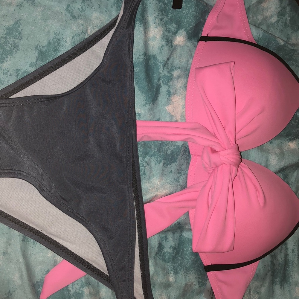 Pink bikini